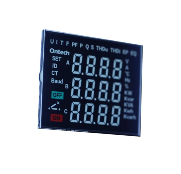 High-resolution VA LCD for energy meters